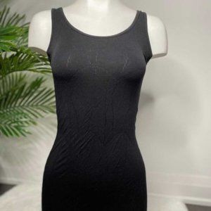 Black bodycon dress